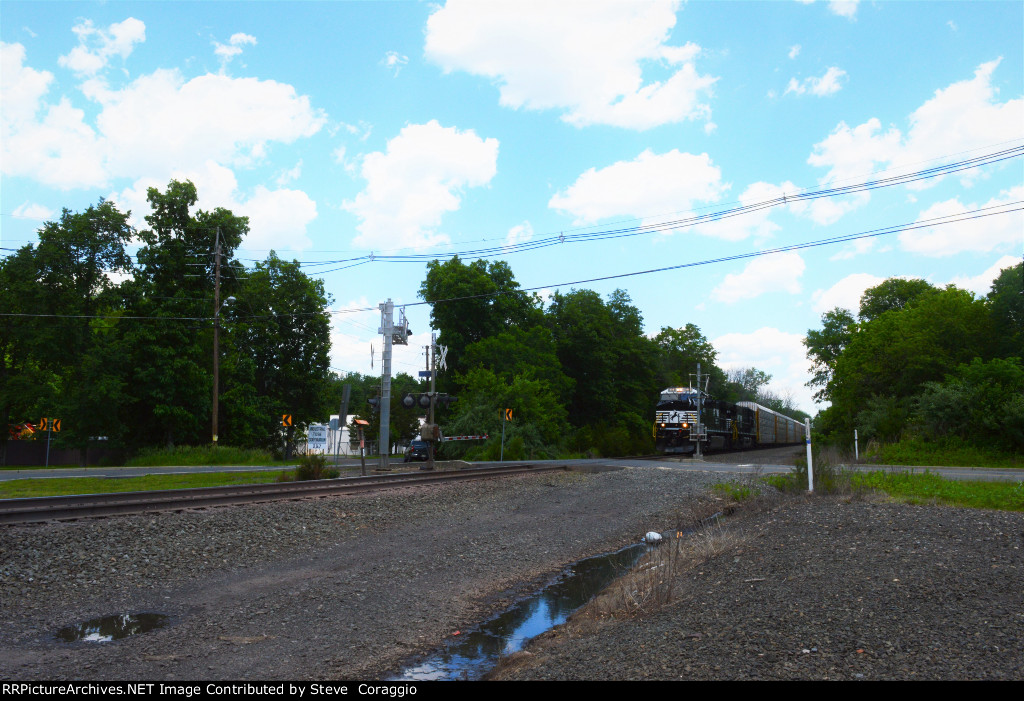 Approaching Valley Road Grade Crossing